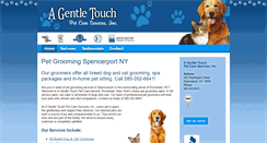 Desktop Screenshot of agentletouchpet.com